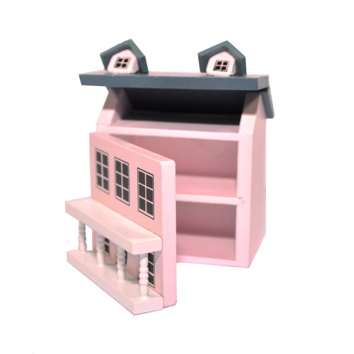 Pink Dollshouse, Ideal for a dollshouse nursery, 1/144 Scale
