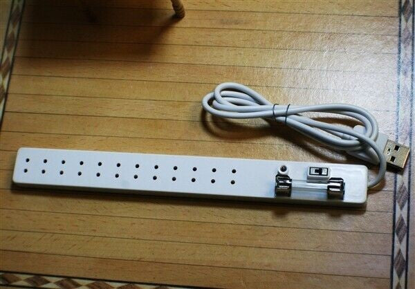 USB power for LED Lights. 12 socket extension with switch and fuse, Dolls House