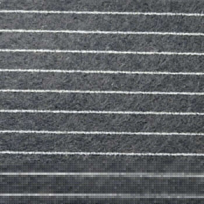 Slate Grey Striped Stair Carpet, Dolls House Miniature 1.12 Scale Adhesive Back