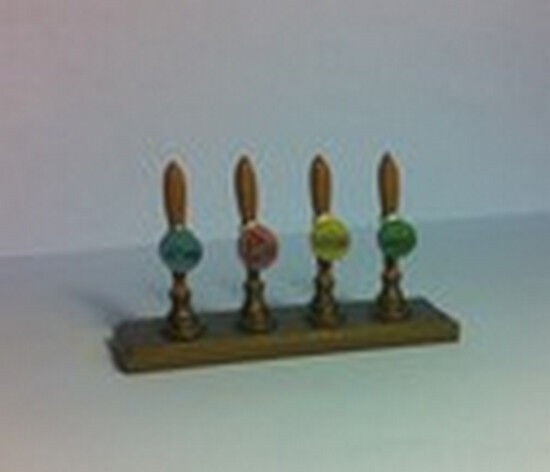 Beer Pumps, Dolls House Miniature, Pub, Bar, Public establishment , Drink