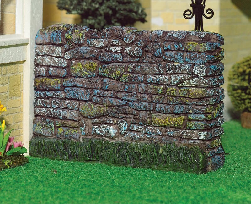 Dry Stone Wall, Miniature Dolls House Garden Wall.