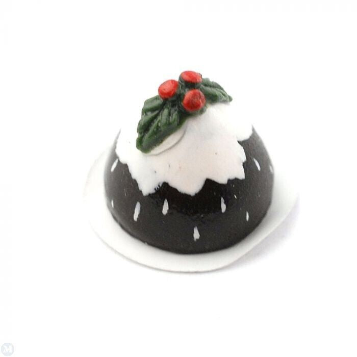 Christmas Cake, Dolls House Miniature, Miniatures, Food, Cakes, Sweets, Xmas