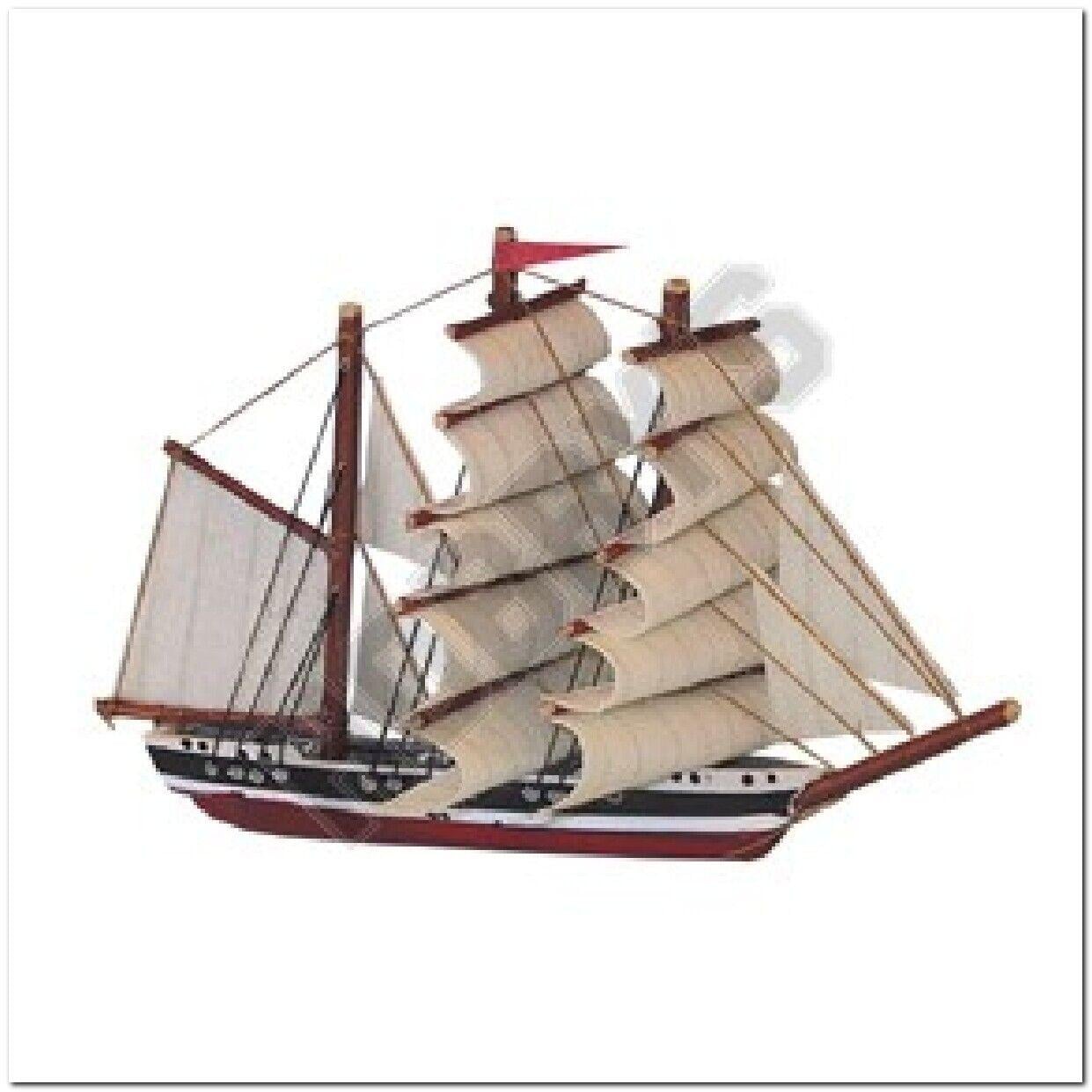 Model ship alexander von humboldt, ornamental dolls house miniature boat