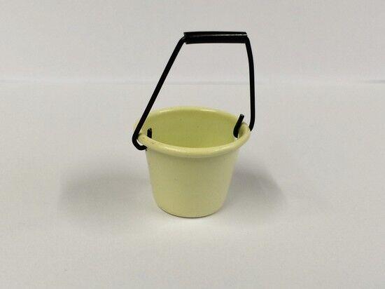 Coloured metal buckets choice of four colours, doll house miniature, beach sea