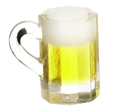 Mug Of Beer , Dolls House Miniature, Food Drink 1.12 Scale