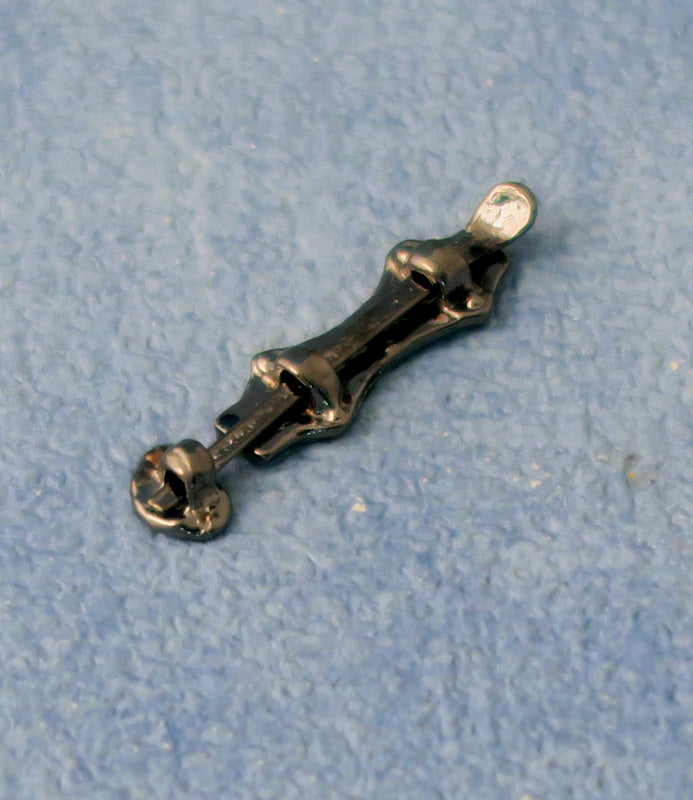 Black Sliding Bolt Set, Dolls House Miniature, Building & DIY Security