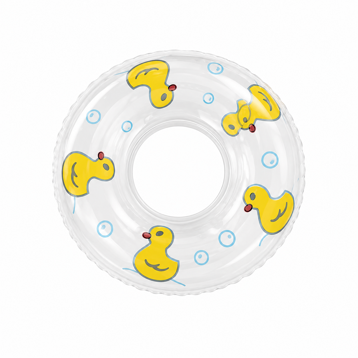 Miniature Rubber Ring Clear, Seaside Pool Accessory