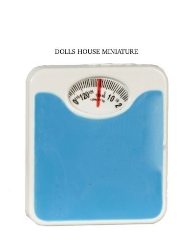 Metal Bathroom Weighing Scale Dolls House Miniatures Bathroom Accessory
