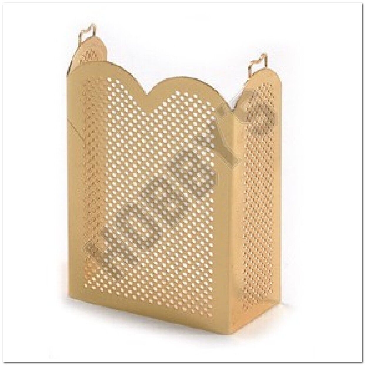 Brass Fire Golden Screen, Dolls House Miniature Fireplace Accessory 5 cm Tall