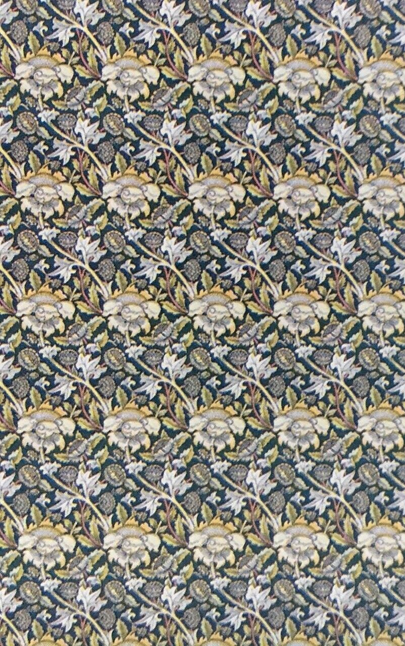 Wallpaper Wey William Morris Design, Dolls House Miniature, 1.12 Scale