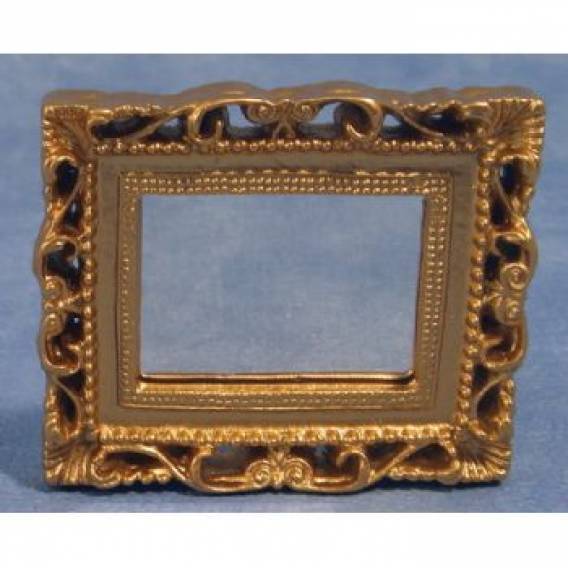 Ornate Gilt Mirror, Doll House Miniatures, 1.12 Scale, Hall, Wall Decor