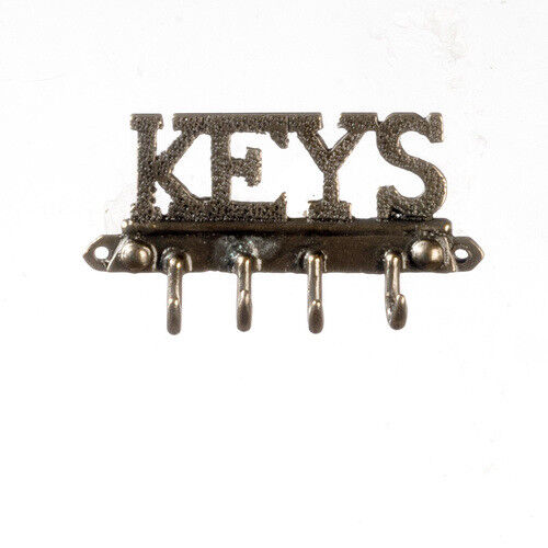 Key Wall Hooks , Doll House Miniature, Hall Wall Decor, DIY Miniatures