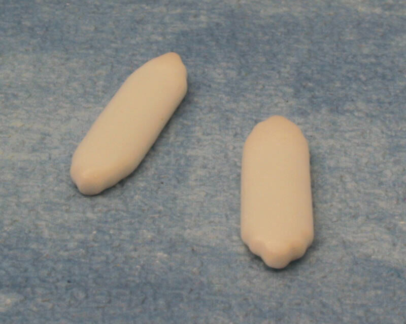 Pot White Door Plates , Dolls House Miniature, Doors Accessory