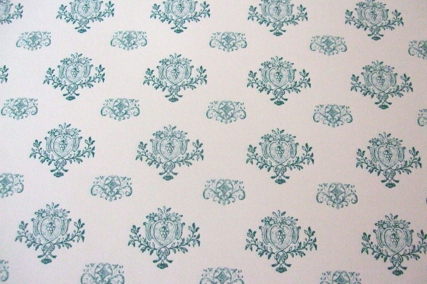 3 Sheets Byron & Shelley WallPaper Choice of Two Colours, Dolls House Miniature