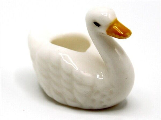 Duck Pot, Dolls House Miniature Pot Vase Ornamental Accessory Animal