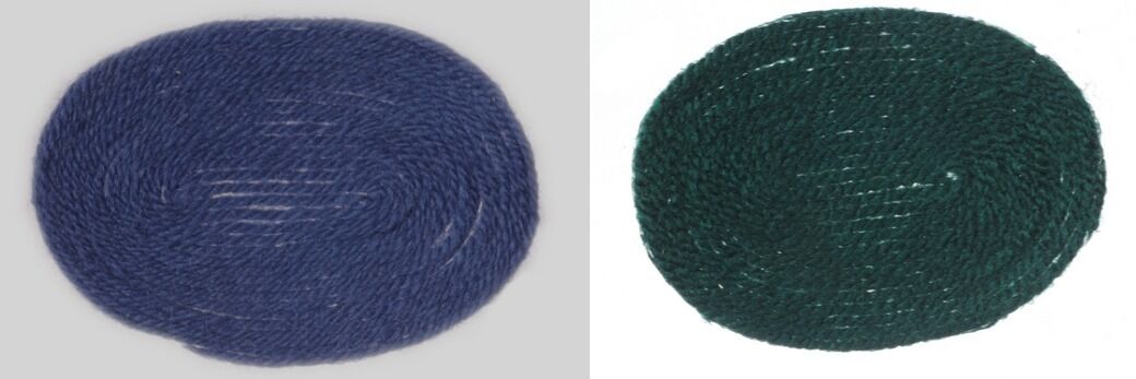 Oval Bathroom Rug Choice of Two Colours, Green or Blue, Dolls House Miniature