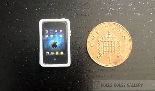 Smart Pad In White, Dolls House, Miniature 1.12th Scale, Miniature Accessory