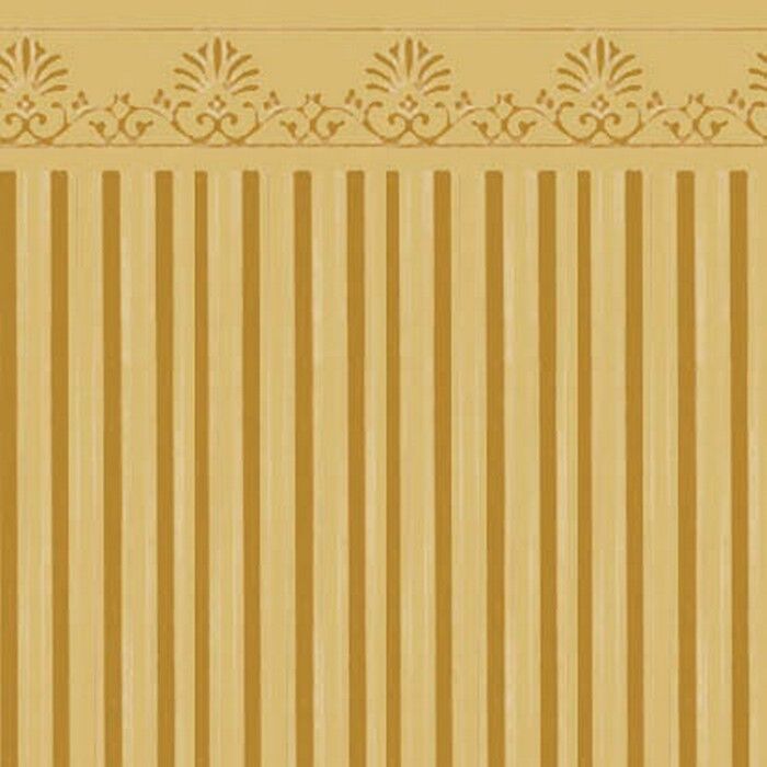3 Sheets of Majestic Wallpaper, Choice of Colours, Dolls House Miniatures,