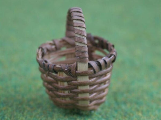 2 Tiny Basket, Dolls House Miniatures, Accessory, 1.12 Scale