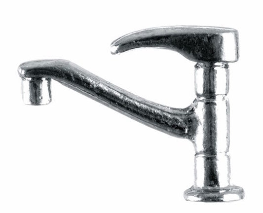 Kitchen Chrome Tap, Dolls House Miniatures, Faucet