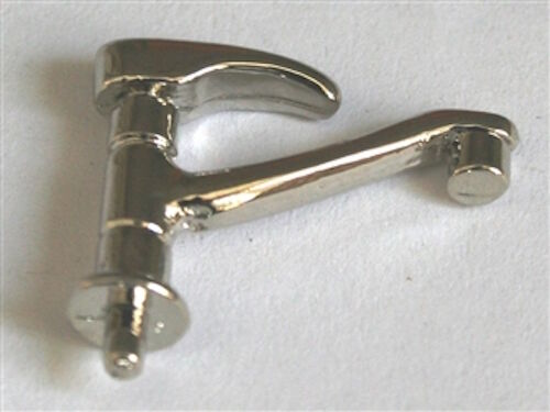 Kitchen Chrome Tap, Dolls House Miniatures, Faucet
