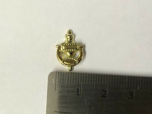Beaded Gold Door Knocker Type 3, Miniature Doll House DIY Fixture, Doors