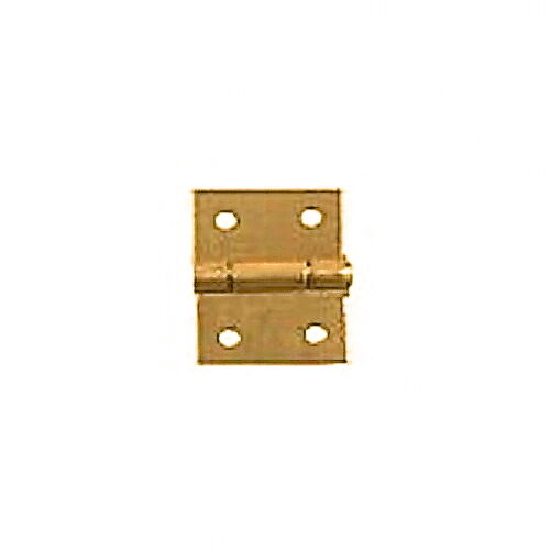 Pair of Brass Butt Hinges, 12mm by 16mm, Dolls House Miniature DIY