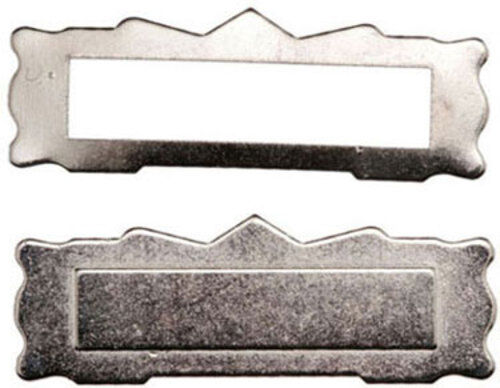 Silver Letterbox, 1.12 Scale Miniature Doll House Door Accessory Mailbox PostBox