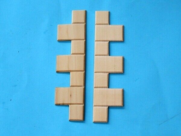Wood Quoining / Corner Stones (StyleCV), Dolls House Miniature, DIY Accessory