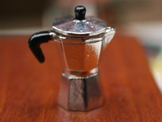 Espresso Coffee Maker, Dolls House Miniatures, Kitchen accessory