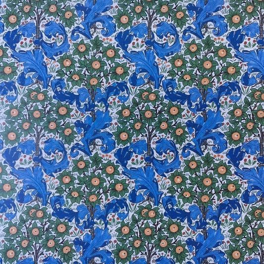 Wallpaper Orchard William Morris Design, Dolls House Miniature, 1.12th Scale
