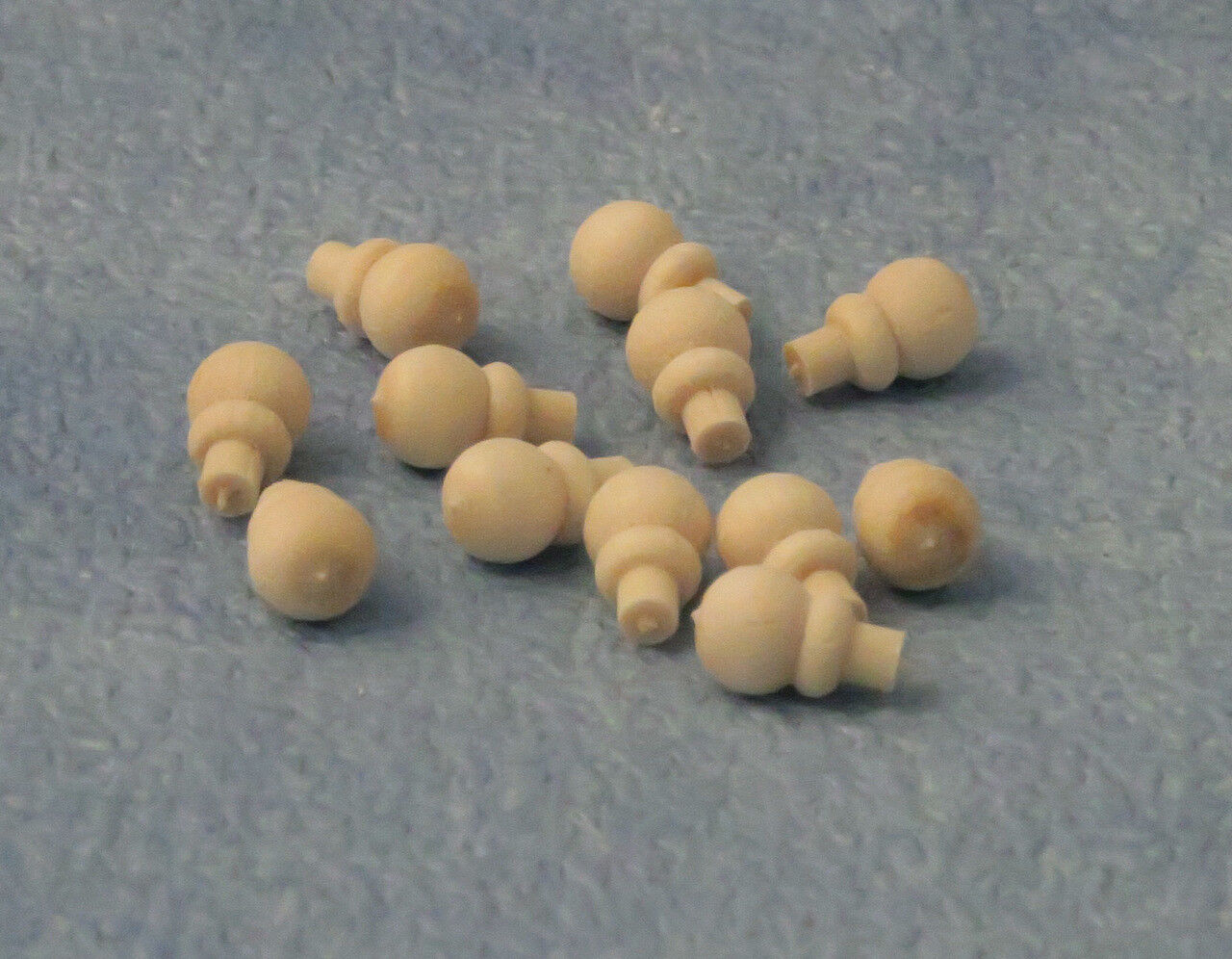 Wooden Knobs 12 Pack (Style 7), Dolls House Miniature, DIY Door Drawer