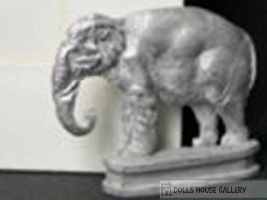 Elephant Door Stop, Dolls House Miniature, Room Accessory