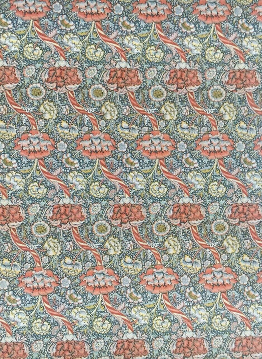 Wallpaper Wandle William Morris Design, Dolls House Miniature, 1.12 Scale