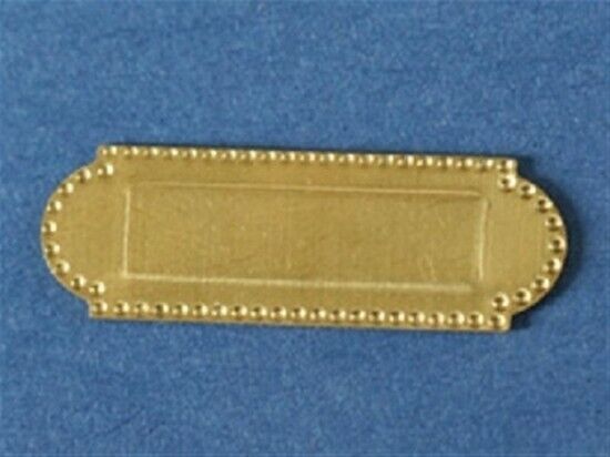 Brass Letterbox, Dolls House Miniature, Building & DIY Door Accessory