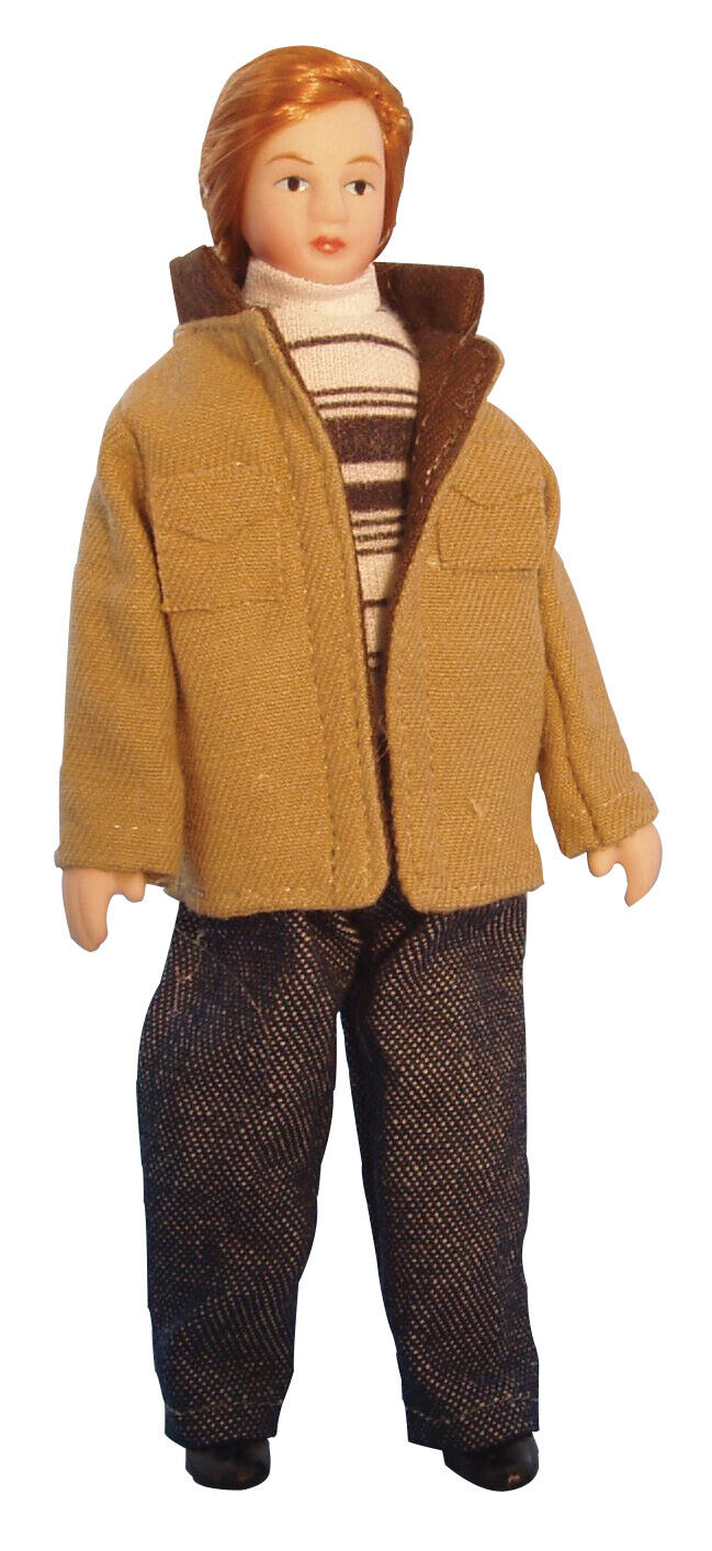 Outdoor Larry, Dolls House Miniature Doll, 1.12 Scale