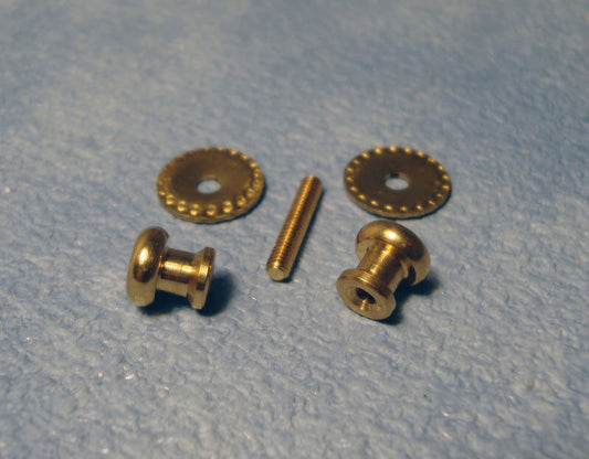 Beaded Door Knob Set, Dolls House Miniature, DIY Accessory