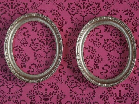 Pair of Gold Frames, Dolls House Miniatures Picture Framing