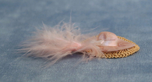Pink Ladies Hat, Dolls House Miniature, Doll Clothing