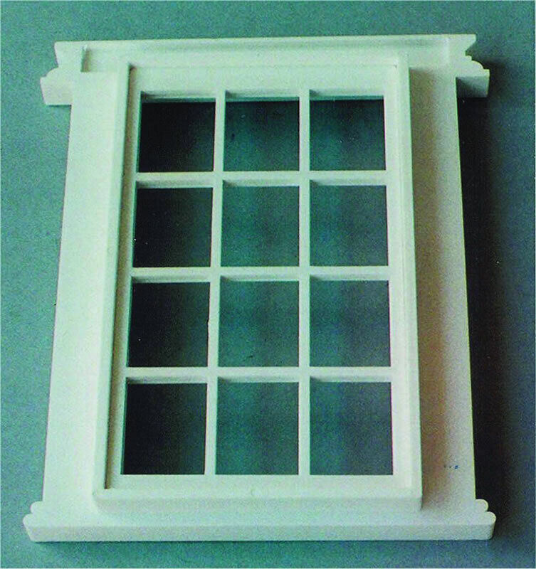 Georgian 12 Pane Window, Doll House Accessory, Miniature Window. 1.12 Scale
