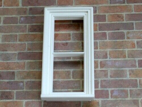 24th Scale Narrow 2 Pane Window, Dolls House Miniature, DIY Miniatures