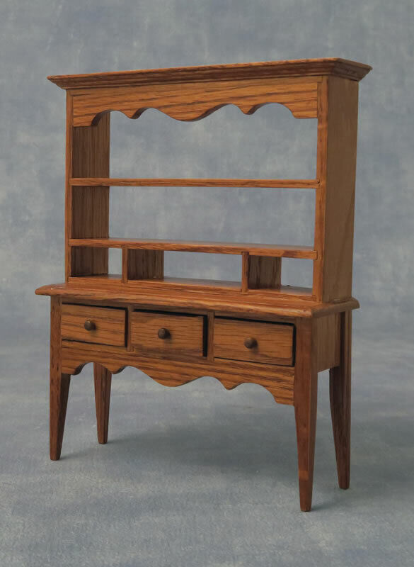 Oak Sideboard With Drawers Dolls House Miniature Furniture