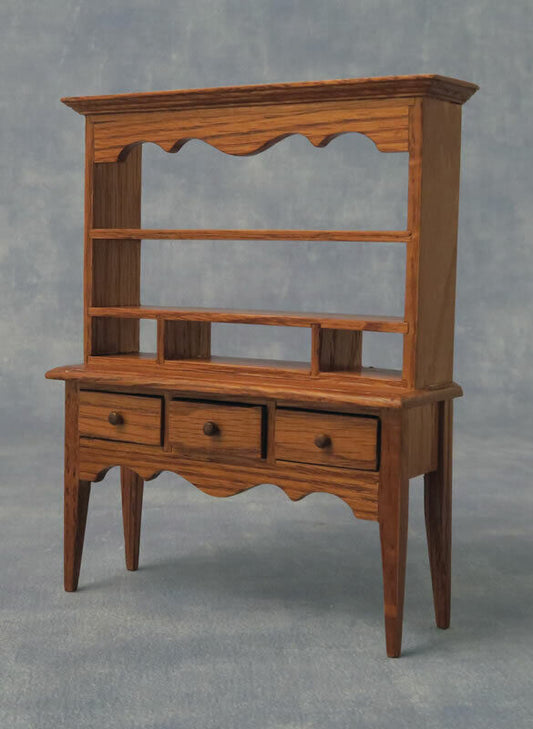 Oak Sideboard With Drawers Dolls House Miniature Furniture