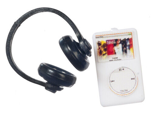 Ipod & Headphones, Dolls House Miniatures, 1.12 Scale Miniature