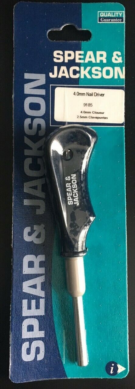 4mm Spiralux-Nail Driver, Dolls House Tools for Building & DIY Hand Tool