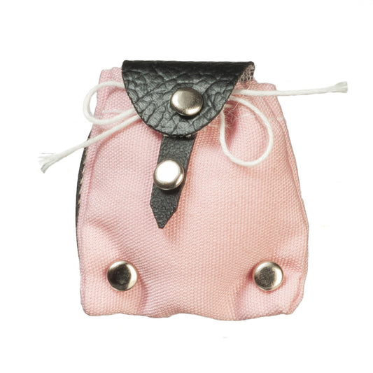 Pink Rucksack, Dolls House Miniature, Bag Miniatures 1,12 Scale