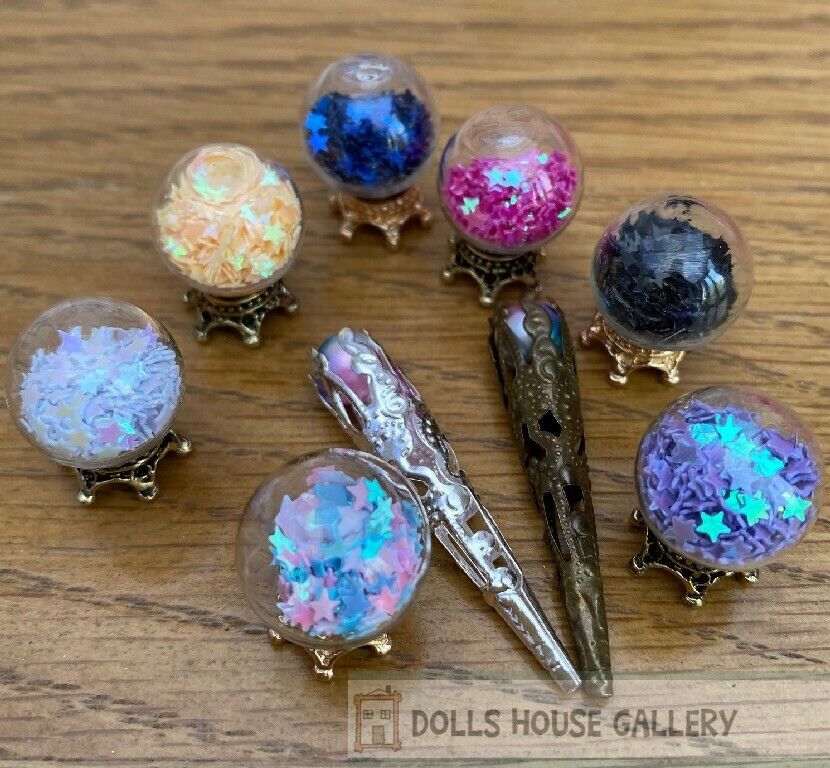 Ball & Torch, Dolls House Miniature Halloween, Handmade