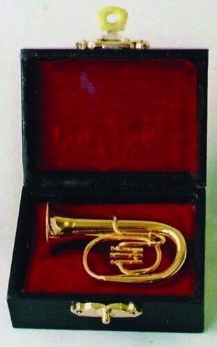 Baritone Tuba, Dolls House Miniature Musical Instrument