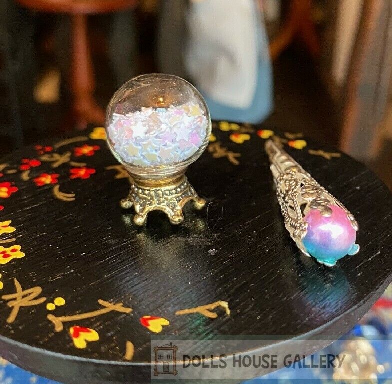 Ball & Torch, Dolls House Miniature Halloween, Handmade