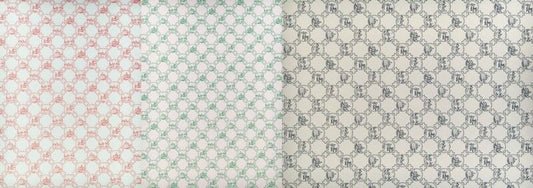 3 Sheet of Beatrix Wallpaper Dolls House, Miniature, Decorating Doll House